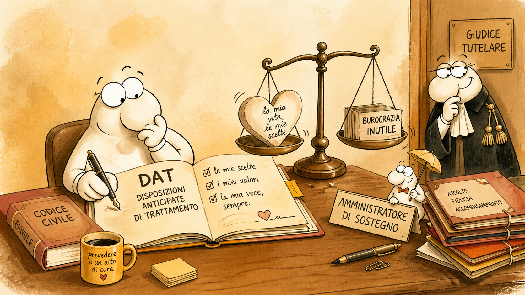 DAT e amministratore di sostegno: chi firma le disposizioni anticipate di trattamento