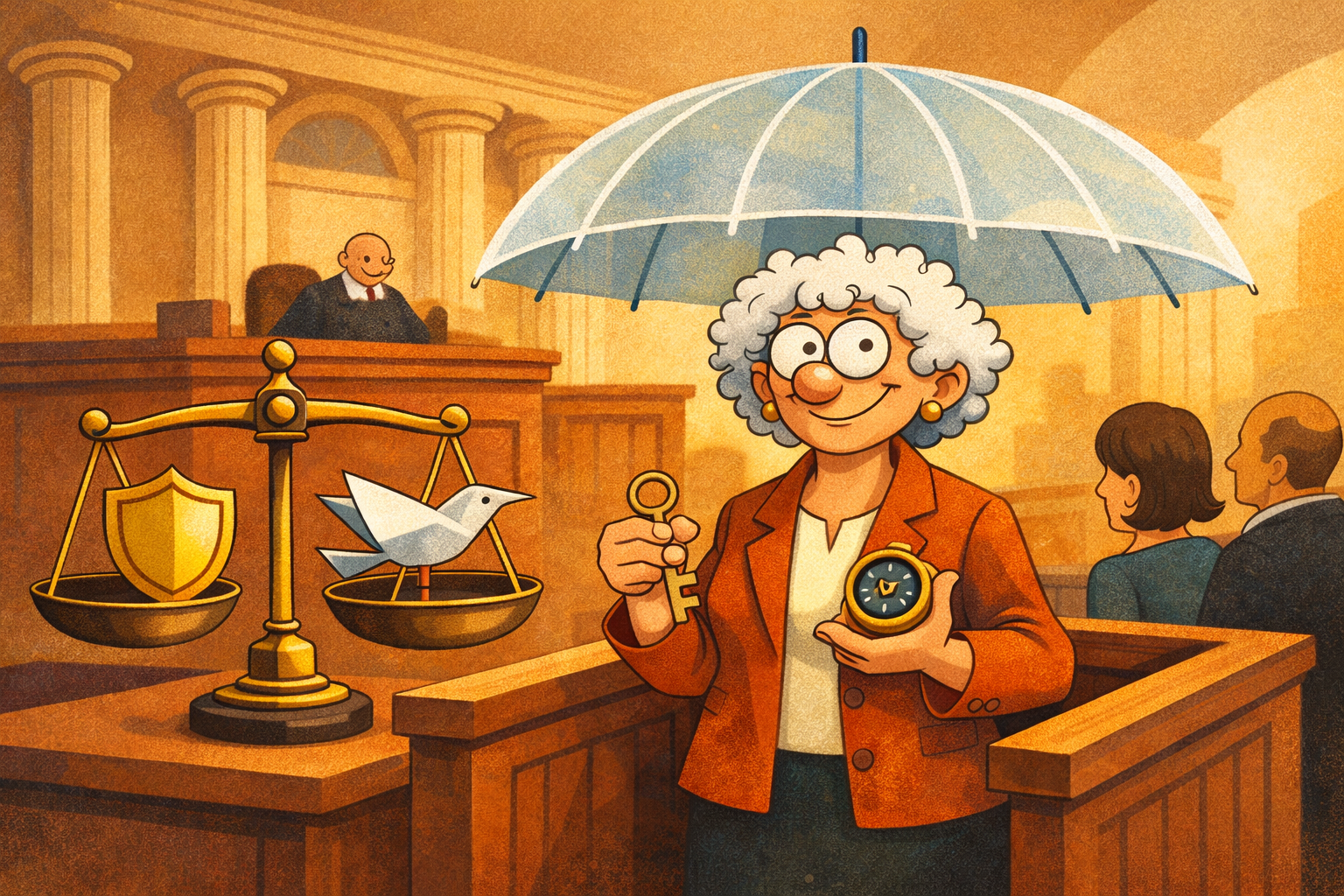 Amministrazione di sostegno: la testimone e la bilancia della giustizia